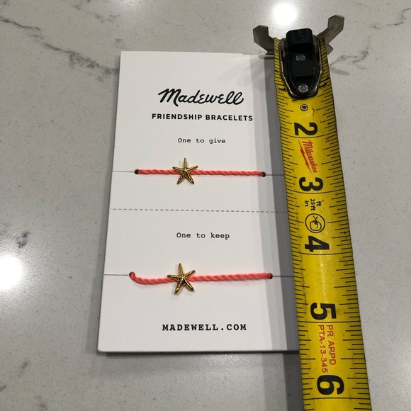 NWT Madewell Starfish 2 pack Friendship bracelets set - Picture 9 of 9